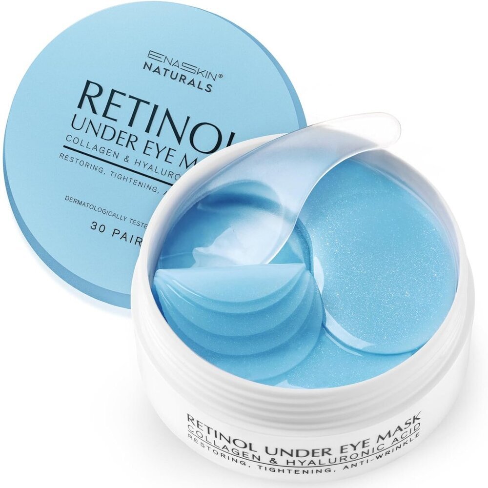 Under Eye Patches for Dark Circles: 30 Pairs Retinol Collagen Eye Gels Mask - Re